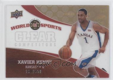 2010 Upper Deck World of Sports - Clear Competitors #CC-8 - Xavier Henry /550
