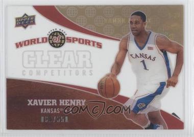 2010 Upper Deck World of Sports - Clear Competitors #CC-8 - Xavier Henry /550