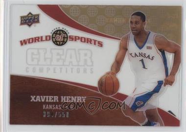 2010 Upper Deck World of Sports - Clear Competitors #CC-8 - Xavier Henry /550
