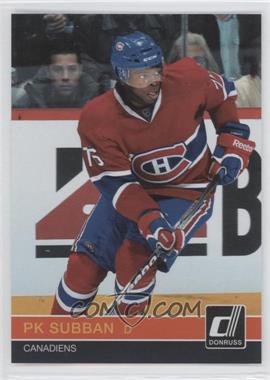 2011 Donruss National Convention - Rated Rookies #RR9 - P.K. Subban