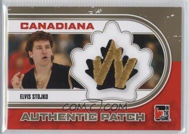 2011 In the Game Canadiana - Authentic Patch - Gold #AP-03 - Elvis Stojko