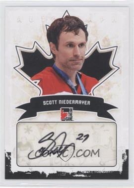 2011 In the Game Canadiana - Autographs - Black #A-SN1 - Scott Niedermayer
