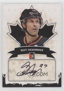 2011 In the Game Canadiana - Autographs - Black #A-SN2 - Scott Niedermayer