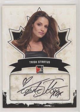 2011 In the Game Canadiana - Autographs - Black #A-TS1 - Trish Stratus