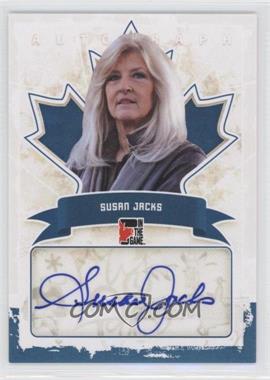 2011 In the Game Canadiana - Autographs - Blue #A-SJ2 - Susan Jacks