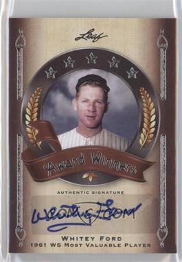 2011 Leaf Legends of Sport - Award Winners - Silver #AW-27 - Whitey Ford /10