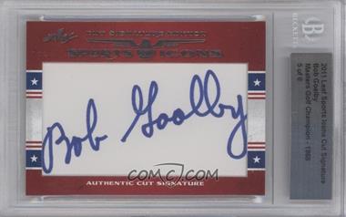 2011 Leaf Sports Icons Cut Signatures - [Base] #_BOGO - Bob Goalby /8 [BGS Authentic]