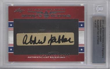 2011 Leaf Sports Icons Cut Signatures - [Base] #_KAAJ - Kareem Abdul-Jabbar /37 [BGS Authentic]