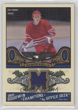 2011 Upper Deck Goodwin Champions - Authentic Memorabilia #M-EL - Eric Lindros