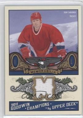 2011 Upper Deck Goodwin Champions - Authentic Memorabilia #M-IL - Igor Larionov