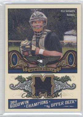 2011 Upper Deck Goodwin Champions - Authentic Memorabilia #M-KS - Kyle Skipworth