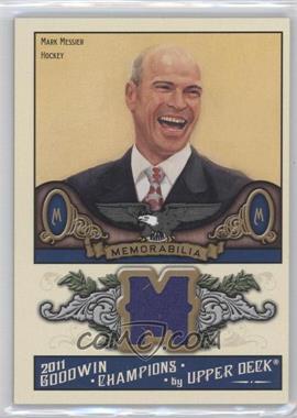 2011 Upper Deck Goodwin Champions - Authentic Memorabilia #M-ME - Mark Messier