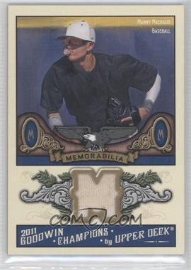 2011 Upper Deck Goodwin Champions - Authentic Memorabilia #M-MM - Manny Machado