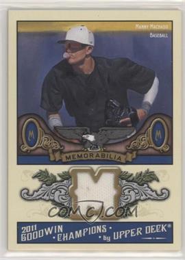 2011 Upper Deck Goodwin Champions - Authentic Memorabilia #M-MM - Manny Machado