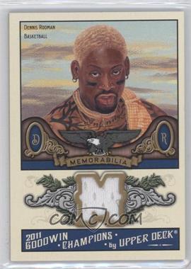 2011 Upper Deck Goodwin Champions - Authentic Memorabilia #M-RD - Dennis Rodman