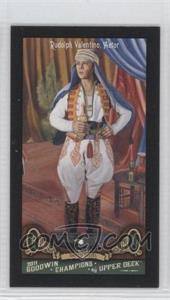 2011 Upper Deck Goodwin Champions - [Base] - Mini Red Lady Luck Back #123 - Rudolph Valentino