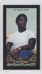 2011 Upper Deck Goodwin Champions - [Base] - Mini Red Lady Luck Back #82 - Earl Campbell
