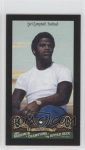 2011 Upper Deck Goodwin Champions - [Base] - Mini Red Lady Luck Back #82 - Earl Campbell