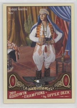 2011 Upper Deck Goodwin Champions - [Base] #123 - Rudolph Valentino