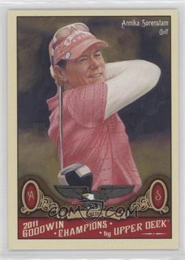 2011 Upper Deck Goodwin Champions - [Base] #31 - Annika Sorenstam