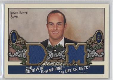 2011 Upper Deck Goodwin Champions - Dual Memorabilia #M2-LD - Landon Donovan