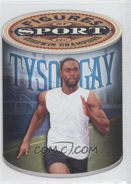 2011 Upper Deck Goodwin Champions - Figures of Sports Die-Cut #FS-5 - Tyson Gay