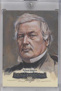 2011 Upper Deck Goodwin Champions - Goodwin Masterpieces Presidential Series Autographed by Artist #GMPS-13 - Millard Fillmore /10