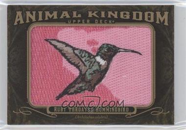 2011 Upper Deck Goodwin Champions - Multi-Year Issue Animal Kingdom Manufactured Patches #AK-28 - Ruby Throated Hummingbird 