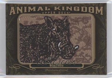 2011 Upper Deck Goodwin Champions - Multi-Year Issue Animal Kingdom Manufactured Patches #AK-38 - Warthog 