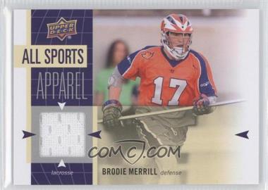 2011 Upper Deck World of Sports - All-Sport Apparel #AS-BM - Brodie Merrill