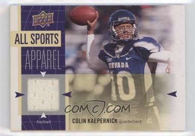 2011 Upper Deck World of Sports - All-Sport Apparel #AS-CK - Colin Kaepernick