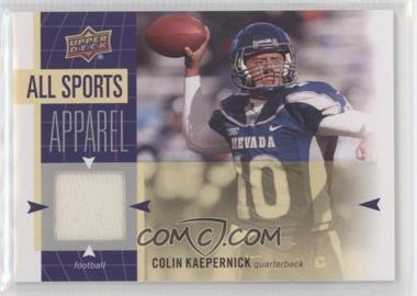 2011 Upper Deck World of Sports - All-Sport Apparel #AS-CK - Colin Kaepernick