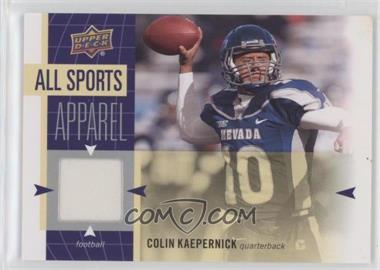 2011 Upper Deck World of Sports - All-Sport Apparel #AS-CK - Colin Kaepernick [EX to NM]