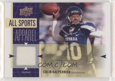 2011 Upper Deck World of Sports - All-Sport Apparel #AS-CK - Colin Kaepernick