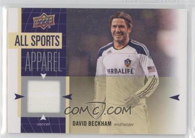 2011 Upper Deck World of Sports - All-Sport Apparel #AS-DB - David Beckham