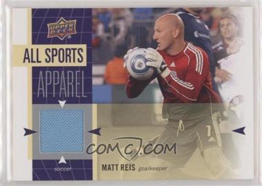 2011 Upper Deck World of Sports - All-Sport Apparel #AS-MR - Matt Reis