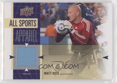 2011 Upper Deck World of Sports - All-Sport Apparel #AS-MR - Matt Reis