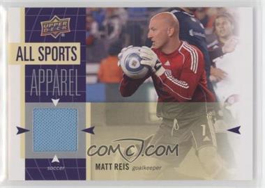 2011 Upper Deck World of Sports - All-Sport Apparel #AS-MR - Matt Reis