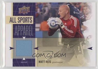 2011 Upper Deck World of Sports - All-Sport Apparel #AS-MR - Matt Reis