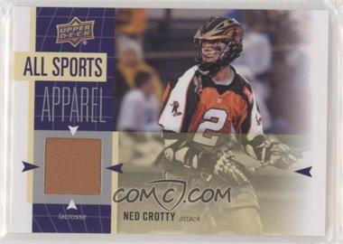 2011 Upper Deck World of Sports - All-Sport Apparel #AS-NC - Ned Crotty
