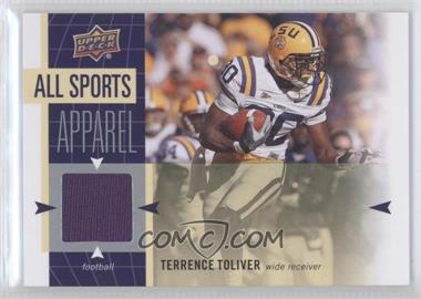 2011 Upper Deck World of Sports - All-Sport Apparel #AS-TT - Terrence Toliver