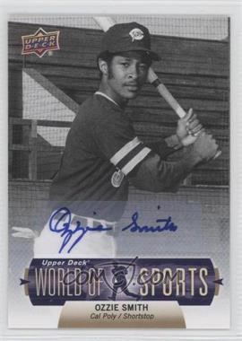 2011 Upper Deck World of Sports - [Base] - Autographs #1 - Ozzie Smith