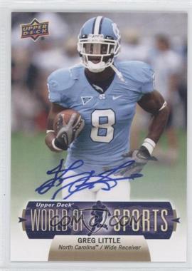 2011 Upper Deck World of Sports - [Base] - Autographs #124 - Greg Little