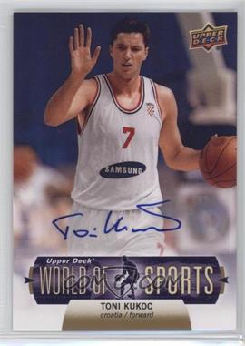 2011 Upper Deck World of Sports - [Base] - Autographs #62 - Toni Kukoc