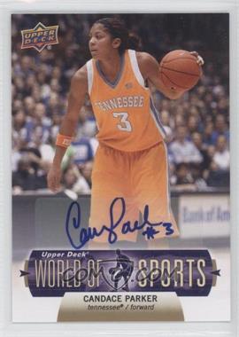 2011 Upper Deck World of Sports - [Base] - Autographs #63 - Candace Parker