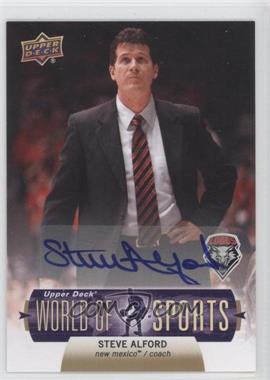 2011 Upper Deck World of Sports - [Base] - Autographs #65 - Steve Alford