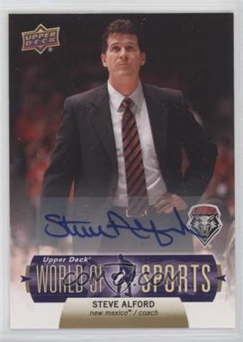 2011 Upper Deck World of Sports - [Base] - Autographs #65 - Steve Alford