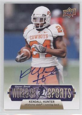 2011 Upper Deck World of Sports - [Base] - Autographs #96 - Kendall Hunter