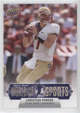 2011 Upper Deck World of Sports - [Base] #104 - Christian Ponder