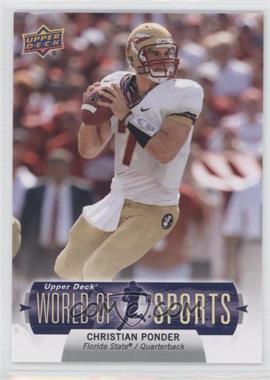 2011 Upper Deck World of Sports - [Base] #104 - Christian Ponder